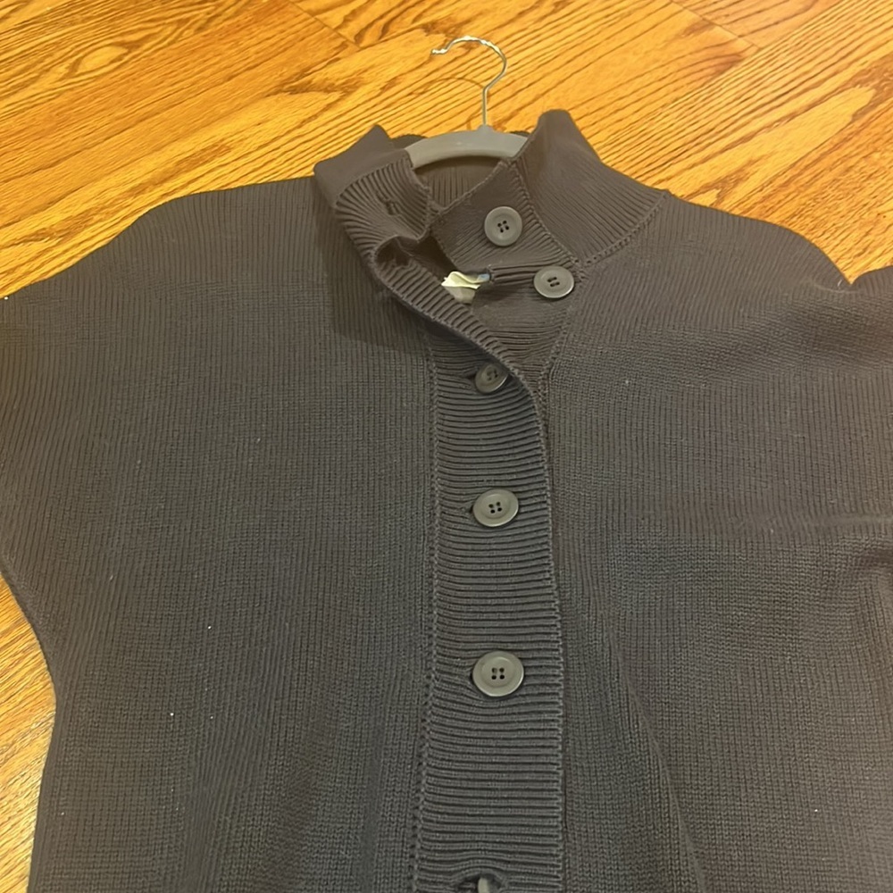 Lupe Woman’s Black Button Dress Size 1 Small - Picture 2 of 6